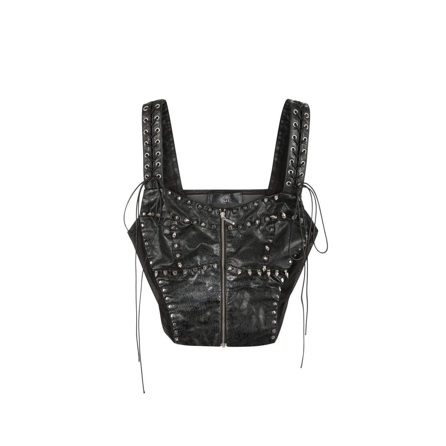 THE STUDDED BUSTIER TOP