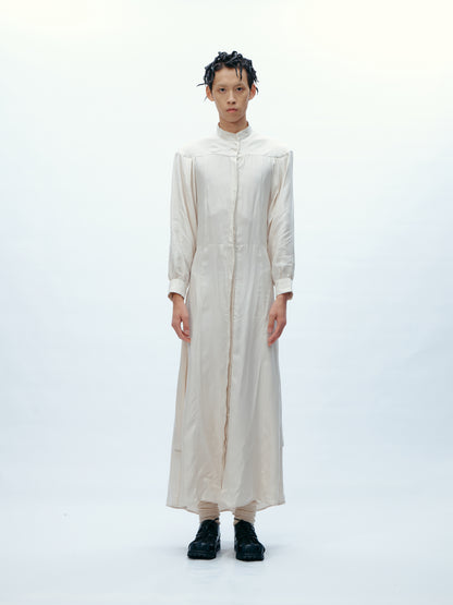 White Relaxed Shirt Dress