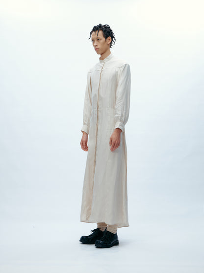 White Relaxed Shirt Dress