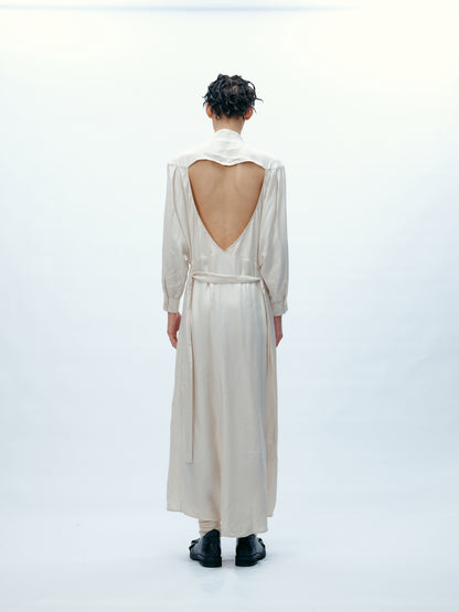 White Relaxed Shirt Dress