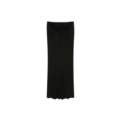 SUSTAINABLE DRAPED JERSEY MAXI SKIRT