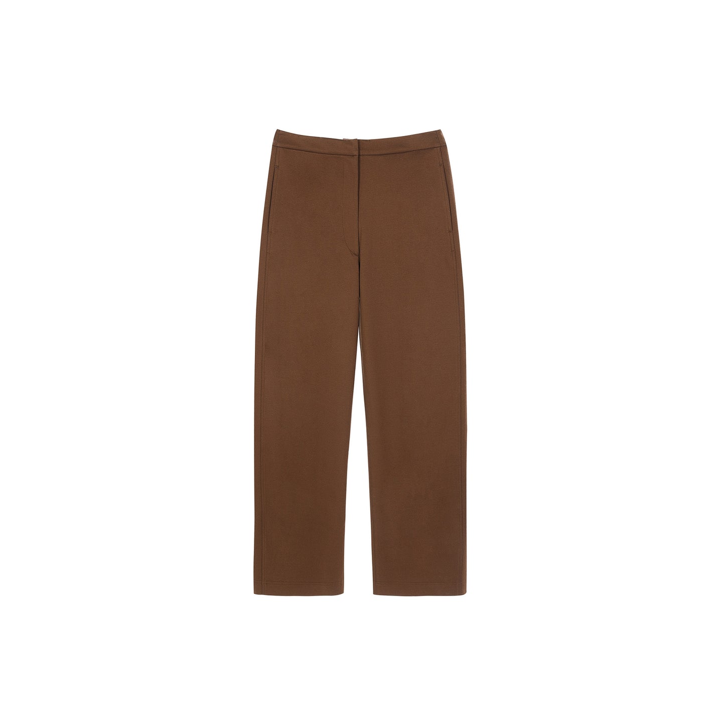 BROWN PONTE SUIT PANT