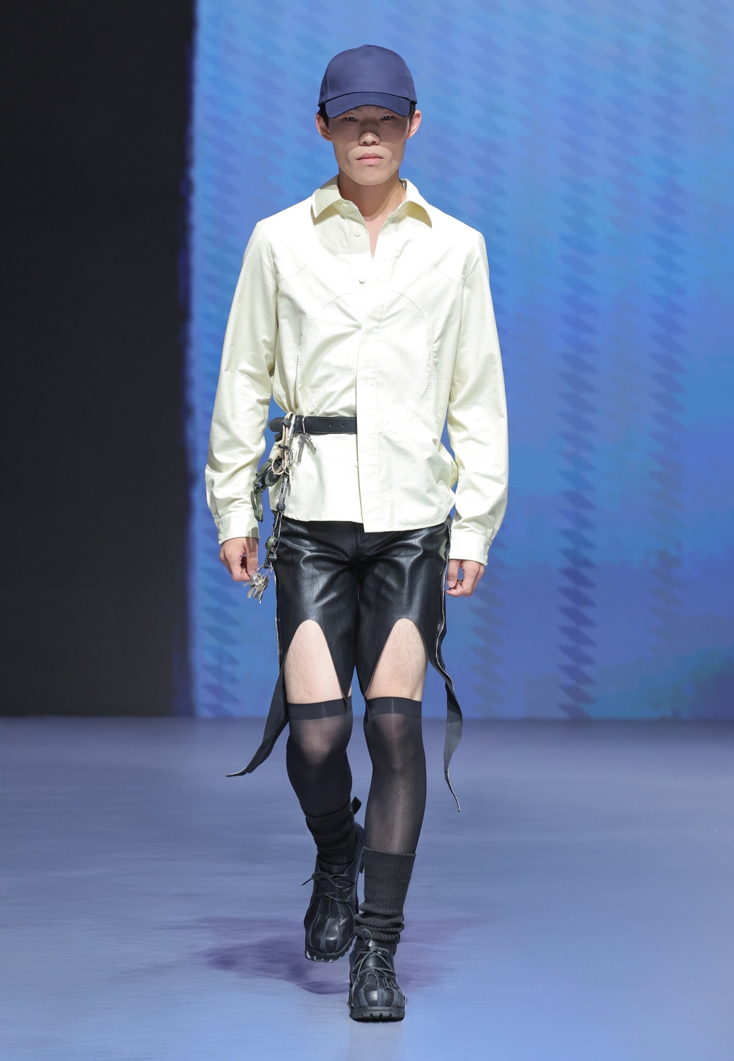 White Silk Buttoned Shirt