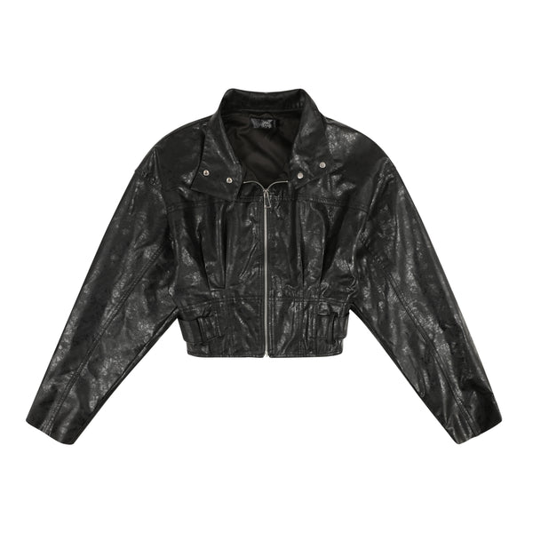 ジャケット・アウター 90'sGap single zip cropped leatherjacket 90´sGap single zip cropped leatherjacket