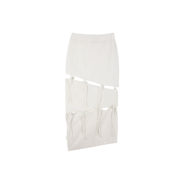 【L'AUBE BLANC】Cotton Tiered skirt ホワイト L'AUBE BLANC Cotton Tiered skirt 美品 - メルカリ